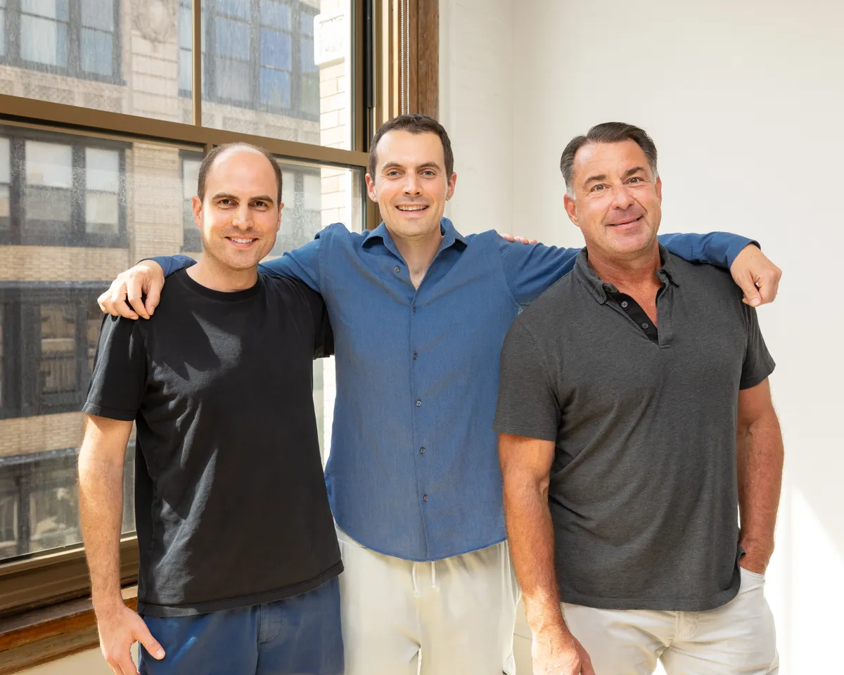 Image of co-founders of OneChronos, Stephen Johnson, Kelly Littlepage, and Richard Suth